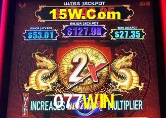 Tela de boas-vindas e lobby de jogos do aplicativo 077WIN